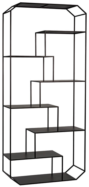 Noir Marquise Bookcase GBCS218MTB