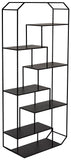 Noir Marquise Bookcase GBCS218MTB