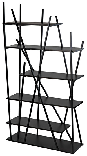 Noir Botta Bookcase GBCS220MTB