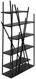 Noir Botta Bookcase GBCS220MTB