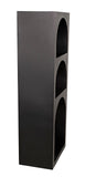 Noir Aqueduct Bookcase GBCS240MTB-A
