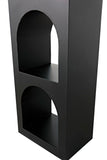 Noir Aqueduct Bookcase GBCS240MTB-C
