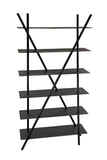 Noir Siddhartha Bookcase GBCS241MTB