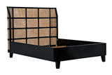 Noir Porto Bed A with Headboard And Frame GBED133QHB-A