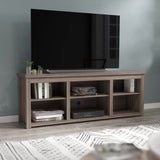 English Elm EE1863 Modern TV Stands/Entertainment Console Gray Wash Oak EEV-13914