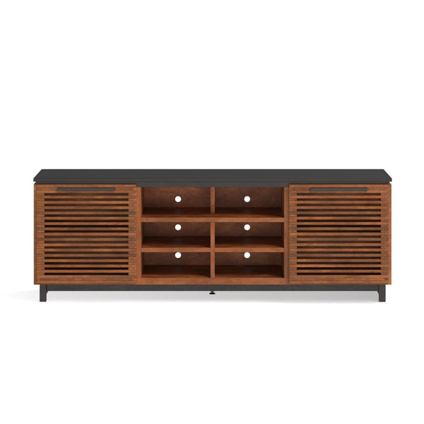 Legends Furniture Mid Century Modern Fully Assembled TV Stand, Fully Assembled GC1220.BNB