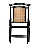 Noir Colonial Bamboo Arm Chair GCHA126AHB