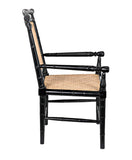 Noir Colonial Bamboo Arm Chair GCHA126AHB