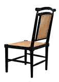 Noir Colonial Bamboo Side Chair GCHA126HB