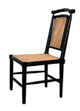 Noir Colonial Bamboo Side Chair GCHA126HB