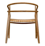 Noir Finley Chair with Rattan GCHA212T