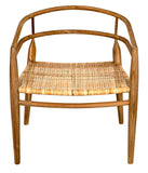 Noir Finley Chair with Rattan GCHA212T