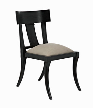 Noir Athena Side Chair GCHA239P