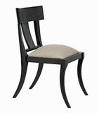 Noir Athena Side Chair GCHA239P