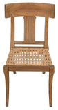 Noir Athena Side Chair,Teak with Caning GCHA239TC