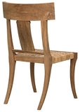 Noir Athena Side Chair,Teak with Caning GCHA239TC