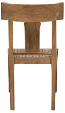 Noir Athena Side Chair,Teak with Caning GCHA239TC