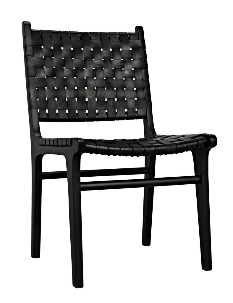 Noir Dede Dining Chair GCHA277B
