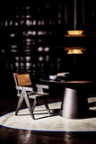 Noir Jude Chair with Caning GCHA278B