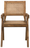 Noir Jude Chair with Caning GCHA278T