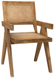 Noir Jude Chair with Caning GCHA278T