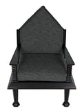 Noir Resurrection Chair GCHA308-GREY