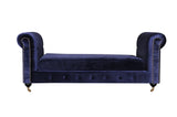 Shatana Home Claire Bench Navy Velvet