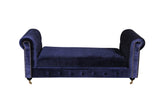 Shatana Home Claire Bench Navy Velvet