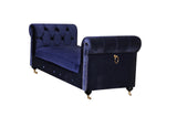 Shatana Home Claire Bench Navy Velvet