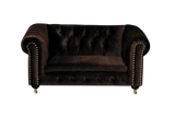 Shatana Home Claire Dog'S Sofa Chocolate Velvet