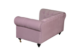 Shatana Home Claire Dog'S Sofa Pink Velvet