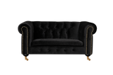 Shatana Home Claire Kid'S Sofa Black Velvet