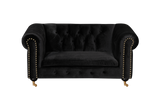 Shatana Home Claire Kid'S Sofa Black Velvet