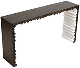 Noir Nelson Console GCON160EBWH