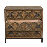 Noir Jones 3 Drawer Sideboard GCON217OW