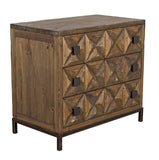 Noir Jones 3 Drawer Sideboard GCON217OW