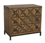 Noir Jones 3 Drawer Sideboard GCON217OW