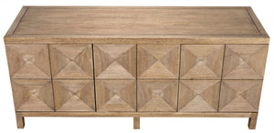 Noir Quadrant 3 Door Sideboard GCON231WAW-3