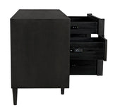 Noir Morten 9 Drawer Dresser GCON241P