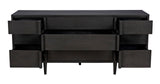 Noir Morten 9 Drawer Dresser GCON241P