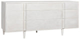 Noir Morten 9 Drawer Dresser GCON241WH