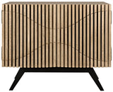 Illusion Single Sideboard with Steel Base