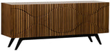 Noir Illusion Sideboard with Steel Base GCON244DW