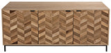 Noir Herringbone Sideboard GCON270MTB