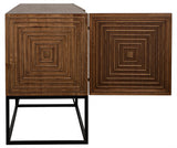 Noir Lanon Sideboard with Steel Base GCON289DW