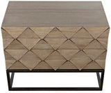 Noir Draco Sideboard with Steel Stand GCON301WAW