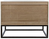 Noir Draco Sideboard with Steel Stand GCON301WAW