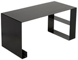 Noir Black Steel Desk GDES126MTB