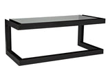 Noir Structure Metal Desk GDES143MT