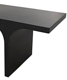 Noir Maximus Desk GDES192MTB